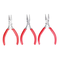 Steel Pliers Wire Looping Pliers for DIY Jewelry Crafts Making Hobby Projects Round Concave Wire Bending Tools