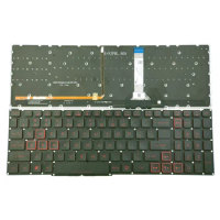 New For Acer Nitro 5 AN515-56 AN515-56-51S4 AN515-56-78ZV AN515-57 AN517-53 AN517-54 AN517-54-75F Laptop Keyboard US Red Backlit