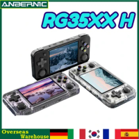ANBERNIC RG35XX H Retro Handheld Game Console 3.5Inch IPS Screen  HDMI-compatible TV Output Linux System 64G 5500+ Game Gifts