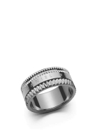 Daniel Wellington Elevation Ring Sliver - Unisex cincin - Couple Rings - Stainless steel Enamel Ring for Women and Men