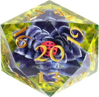 Sirius Dice Magic The Gathering Black Lotus Spindown 54mm D20 Dice