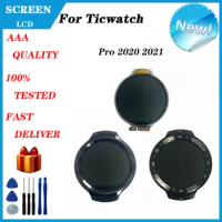 For Ticwatch Pro 2020 2021 Amoled LCD Smart Watch Display Touch Panel Digitizer Repair And Replacement Of Assembly Components