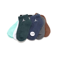 【NIKE 耐吉】休閒襪 Jordan Cushioned Ankle Socks 大童 女款 厚底 毛巾布 小朋友 襪子(JD2433047GS-001)