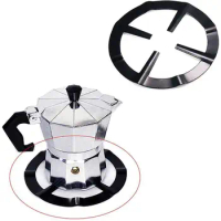 Moka Pot Stove Stand Steel Coffee Pot Holder Gas Range Support Ring Burner Grate Gas Hob Rack Kitchen Accessories