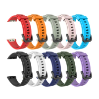 Silicone Sport Strap For Huawei Honor Band 6 Wristband Smart Bracelet Colorful Silicone Wristband For Honor Band 6 Watch Strap