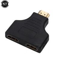 1080P HDMI-Compatible Port Commuter 1 in 2 Adapter Switch Output Distributor Adapter Converter for HD TV Tablet PC DVD