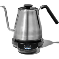 Brew Gooseneck Electric Kettle – Hot Water Kettle, Pour Over Coffee &amp; Tea Kettle, Adjustable Temperature, Built-In Brew Timer