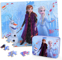 Puzzles for Kids Ages 4-8Kids Puzzle in a MetalWinter Princess PuzzlsChildren Boys Girls Learning Ed