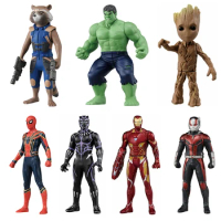 Takara Tomy Marvel Movie Series Metal Action Figure Collection 8cm Hulk/Panther/Ironman/Deadpool