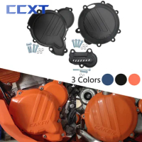 Motorcycle Plastic Clutch Guard Water Pump Cover Engine Ignition Protector For KTM 250 300 SX XC EXC XCW TPI 2019-2022 Motocross