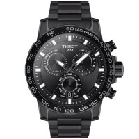 TISSOT天梭 SUPERSPORT CHRONO三眼計時手錶(T1256173305100)-45.5mm