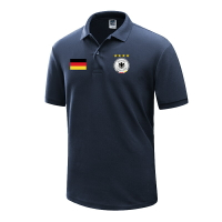 德國國家隊足球運動訓練衣服男裝翻領Polo衫世界杯短袖T恤衫夏