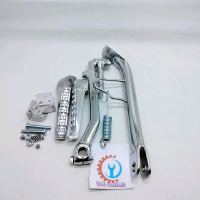 paket standar samping 14+Engkolan+ fostep samping variasi warna chrome bisa untuk motor Yamaha Mio s