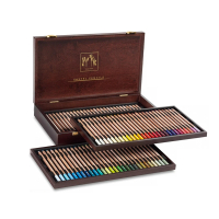 【CARAN dACHE 瑞士卡達】專家級粉彩鉛筆 84色 木盒 /盒 788.484