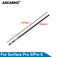 Aocarmo For Microsoft Surface Pro 5 6 Pro5 Pro6 Top Frame Plastic Strip LCD Display Strip Replacement