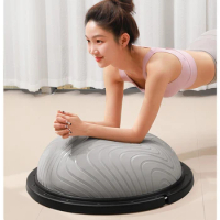Increase 60cm Balance Explosion-proof Wave Speedball Semicircle Fitness Yoga Ball Core Training Pilates Wave Ball Home Equipment