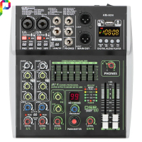 Mixer Audio Efek Vokal Karaoke Digital 4 Channel DSP 99 Effects Bluetooth