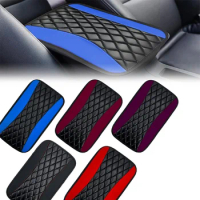 Leather Car Center Console Pad Universal Car Console Cushion Pad Armrest Seat Box Cover Protector for Most Vehicle Car Truck SUV