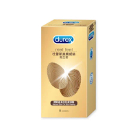 【Durex 杜蕾斯】杜蕾斯真觸感裝衛生套1盒(共8入)