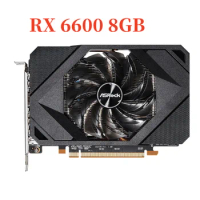 ASROCK AMD Radeon RX 6600 RX 6600M placa de video 8GB GDDR6 AMD GPU 128-bit Support AMD CPU Video Cards Graphic Card