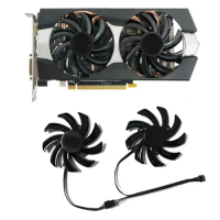 2PCS FDC10H12S9-C FD7010H12S 4PIN 85MM R9 270X GPU Cooler for Sapphire R9 270X 280X HD7870 HD7950 HD