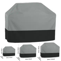 Outdoor Grill Cover Waterproof Barbecue Cover Garden Weber Heavy Furniture Cover 210T Cloth Gas Charcoal Electric Grill Cover