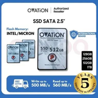 Ovation SSD 2.5" SATA 3 128GB 256GB 512GB 1TB Solid State Drive Internal SATA III 256 GB
