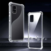 Clear Phone Case For Samsung Galaxy A51 A71 Case Samsung A71 A51 5G Shockproof Transparent Silicone Case For Samsung A51 Cover