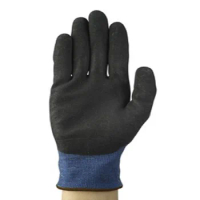 Ansell HyFlex® 11-528 (144 pairs)Mechanical protection， palm coated by foam nitrile, anti cutting gloves.