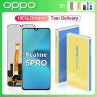 Realme 5 Pro 6.3” For OPPO Realme 5 Pro LCD Display Touch Panel Screen Sensor Assembly For Realme 5 Pro RMX1971 Display Screen