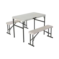 Lifetime Folding Picnic Table with Benches, 80373 Picnic Tables