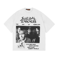 KAOS SUICIDAL TENDENCIES - RELAXED FIT - PUTIH