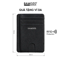 Ví Thẻ Da Card Holder Bamozo Nhỏ Gọn Cao Cấp Chính Hãng_VI001K00DE