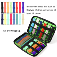 Portable Watch Strap Organizer Watch Band Boxes Watchband Case For Apple Watch Band Storage Box Bag Digital Travel Watch Pounch