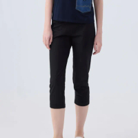 【YAKPAK】台灣製MIT抗曬清爽涼感吸排七分女長褲3件組(M-3XL TV熱賣)