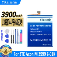 3900mAh YKaiserin Battery LI3931T44P8H686049 For ZTE Axon M Z999 Z-01K Bateria