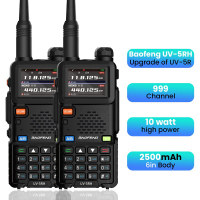 BAOFENG GMRS Ham Radio GM-5RH (อัพเกรด UV-5R) Dual Band Two Way Radio Long Range s Survival Gear Eme