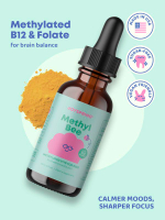 JoySpring MethylBee B Complex with Vitamin B6 B12 & Methylated Folate 5-MTHF 120 Servings Supplement