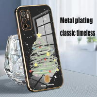 Kawa Christmas tree phone case for Xiaomi Poco M3 Pro 4G[5G],Christmas tree pattern,cute,TPU materia