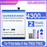 GUKEEDIANZI Replacement Battery NBL-35A3000 4300mAh For TP-LINK Neffos X1Max X1 max TP903C TP903A Mobile Phone Bateria