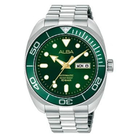 ALBA Automatic Mechanical Jam Tangan Pria Original Stainless Steel 42mm Y676 10 Bar AL4817X1