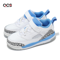 Nike 學步鞋 Jordan Spizike Low TD 童鞋 小童 白 北卡藍 魔鬼氈 UNC 休閒鞋 FQ3952-141