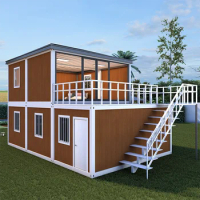 china prefabricated house kiosk houses Mobile Tiny home Office Steel structure factory container house