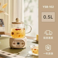 小南瓜辦公室玻璃養生壺花茶一人小型煮茶電燉杯迷你多功能養生杯