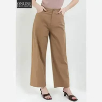 Giordano Women's (Online Exclusive) Beau Monde Regular Pants 1342521315 28 Khaki