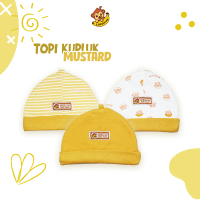 GORILLUX Topi Kupluk Bayi 3 Pcs