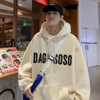 Hodie Fleece Urban Style Harajuku Oversize Pria Wanita Hodie Premium Korean DAGLSOSO Jumbo Bigsize