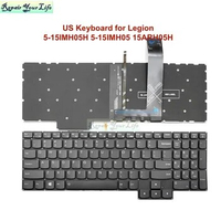 US German Notebook Backlit Keyboard Backlight for Lenovo Legion 5-15IMH05H 5-15IMH05 15ARH05H 15ARH05 82B 5P-15IMH05 5P-15IMH05H