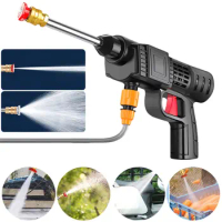 Pressure Washer Gun with 7M Hose Portable Pressure Washer Handheld Car Washer Gun for Vehicle Plants Lawn Patio Pets Showering