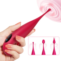 Female Clitoral Stimulation Vibrator 2 Soft Replaceable Tip Precise and Targeted Clitoral Stimulation Orgasm Partner Adult Toys